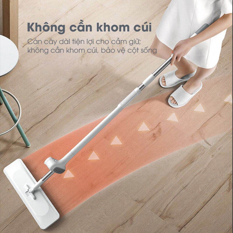 Cây lau SAMONO SCM002 có thể điều chỉnh được độ dài lên đến 130cm; giúp làm sạch cả những góc khuất khó lau dọn như gầm giường; tủ hay cả những nơi cao khó với tới.