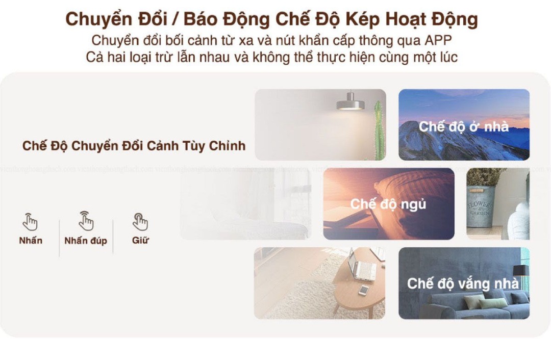 Chuyển Đổi / Báo Động Chế Độ Kép Hoạt Động