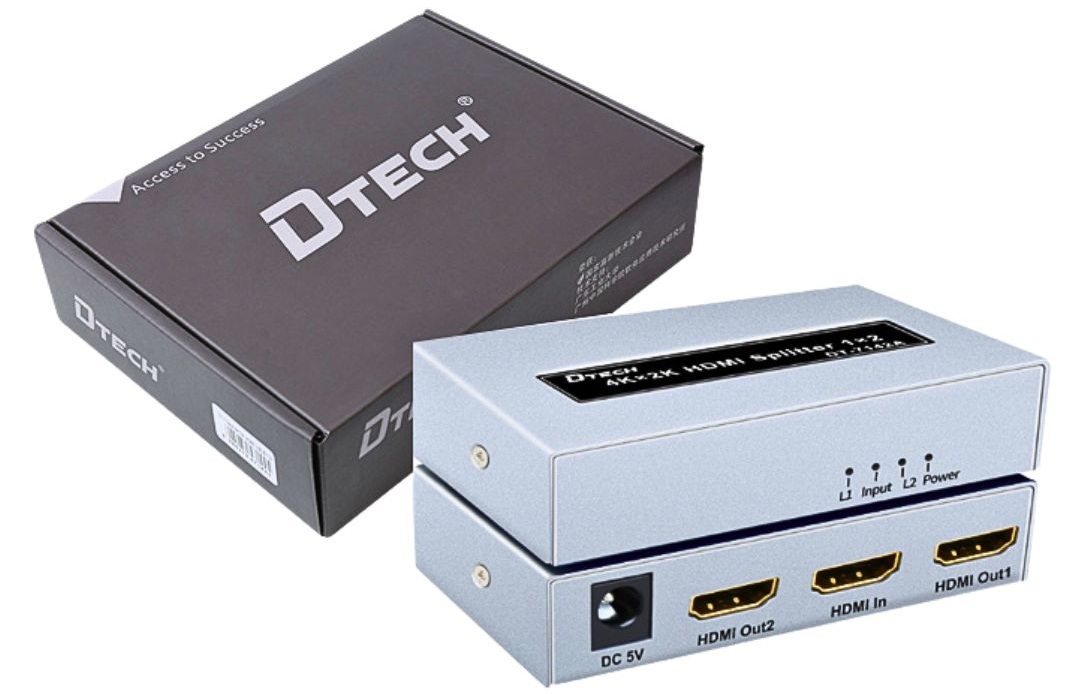 Bạn không cần cài đặt Bộ chia HDMI Dtech DT-7142 rườm ra như các thiết bị khác để sử dụng. Chỉ cần kết nối các thiết bị vào cổng đầu vào và đầu ra mà bạn muốn là được.