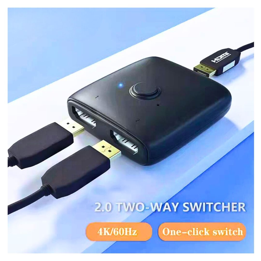 Bộ chia HDMI 1 ra 2 Orico HS2-A1-BK-EP là thiết bị chia cổng HDMI từ 1 ra 2 cổng HDMI.    Dùng cho màn hình máy tính, TV, cổng HDMI hoặc máy chiếu. Độ phân giải HDMI lên đến 4K x 2K / 30Hz.