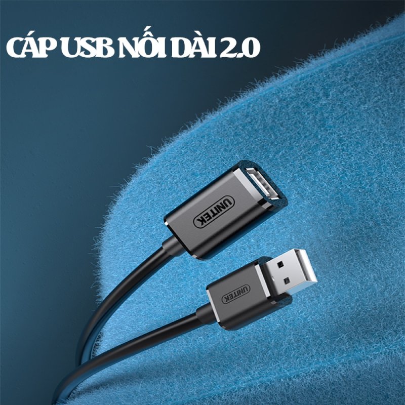 Cáp USB nối dài Y-C418 với chiều dài tới 5m thuận lợi cho người dùng dễ dàng trong việc sử dụng. Gấp gọn để trong túi xách, balo khi đi học, đi làm cực kỳ tiện lợi.