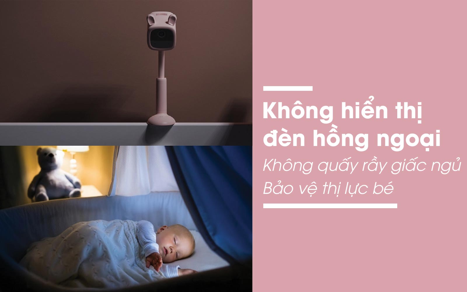 Camera EZVIZ BM1 2MP FullHD pin 2000 mAh - an toàn cho bé, bảo vệ giất ngủ bé yêu
