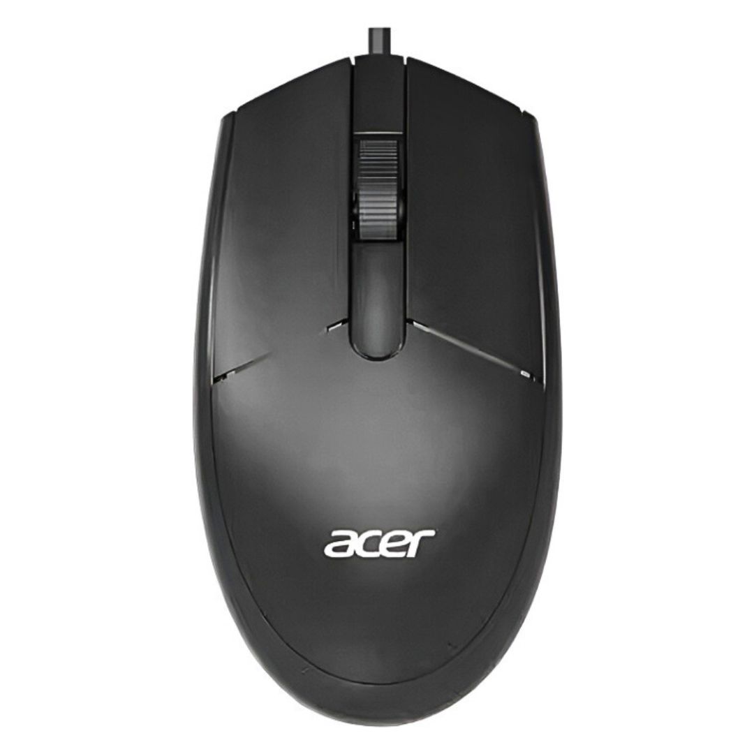 Chuột quang có dây ACER OMW910 sở hữu thiết kế đối xứng, đơn giản, thuận tiện cả 2 tay.Nút bấm có thiết kế êm ái, phím cuộn được làm bằng cao su bám tay, cho cảm giác lăn chính xác. Chất liệu vỏ nhựa sần có độ ma sát giúp chắc chắn khi cầm sử dụng và dễ lau chùi.