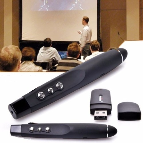 Bút trình chiếu ABCNOVEL A101 chuyên dùng lật trang trình chiếu Slide; Powerpoint thuyết trình tại văn phòng, lớp học.Bút Laser ABCNOVEL A101 công nghệ không dây Wireless. Điều khiển trên 15 mét, kết nối qua cổng USB, tương thích mọi hệ điều hành.
