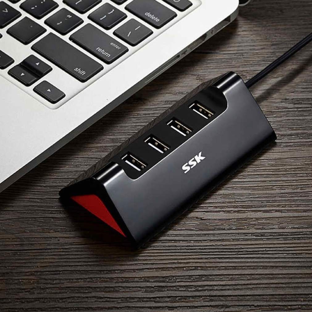 Hub USB SSK SHU830 là lựa chọn lý tưởng cho việc mở rộng cổng USB trên máy. Như PC, laptop, hoặc thậm chí các thiết bị di động như máy tính bảng.  Bạn có thể sử dụng nó ở nhà, văn phòng, trường học, hay khi đi du lịch.