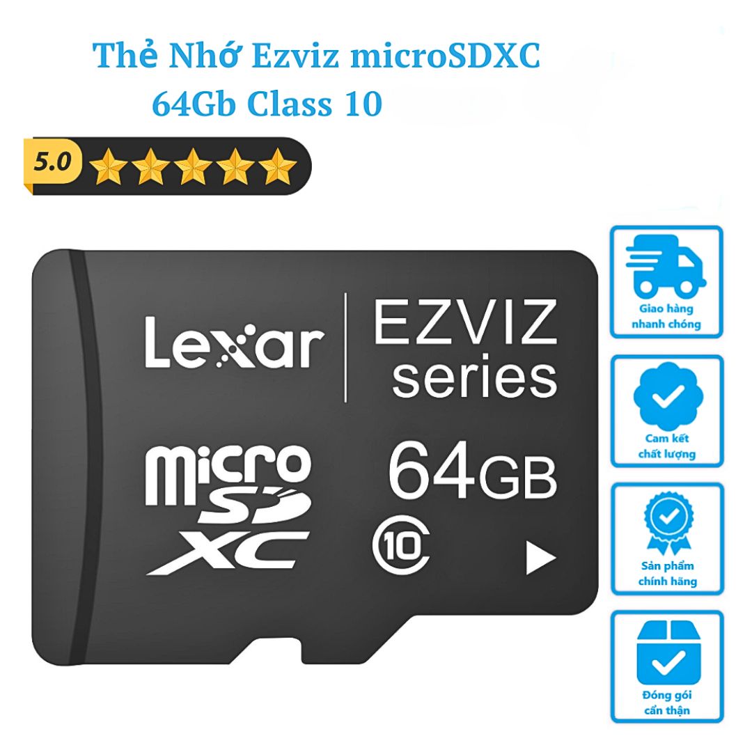 Nếu cần sử dụng với các thiết bị chuyên dụng, đòi hỏi thẻ nhớ kích lớn hơn. Thẻ nhớ micro Lexar 64GB Class 10  hoàn toàn đáp ứng tốt.