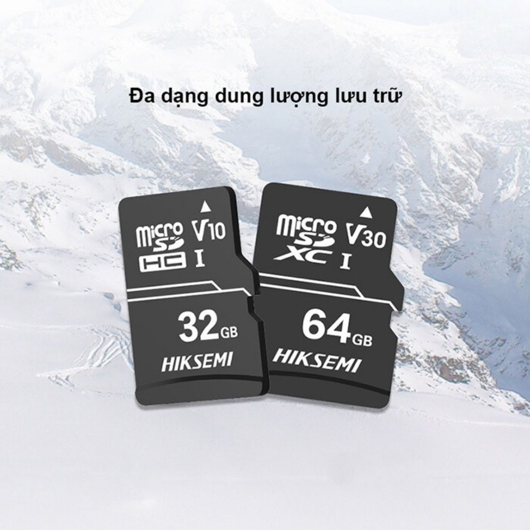 Thẻ MicroSD HIKSEMI 64GB, không chỉ dễ mang theo còn có tốc độ vượt trội. Thẻ nhớ có thể đáp ứng được các nhu cầu cao như quay 4k trên điện thoại, nghe nhạc lossless,…