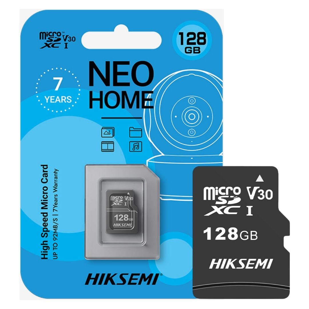 Thẻ nhớ MicroSD HIKSEMI 128GB được thiết kế nhỏ bé, siêu gọn nhẹ với mức dung lượng lên đến 128GB.