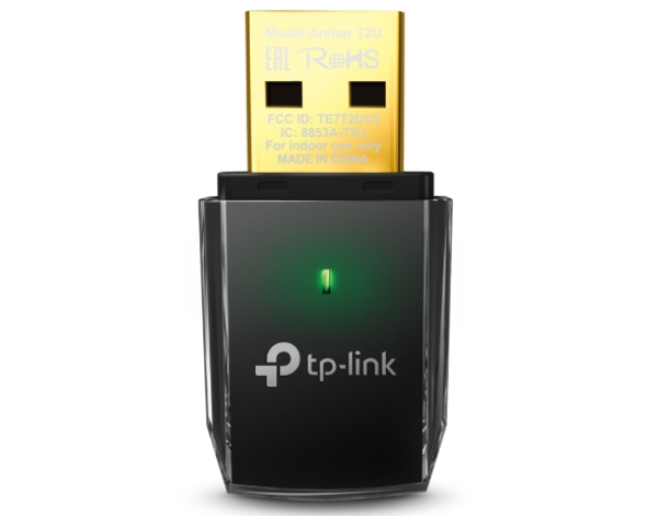 USB Thu Wifi TP-Link Archer T2U nhỏ gọn, linh hoạt, mạnh mẽ, thiết kế nét cắt tinh tế.