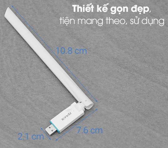 USB Wifi 150Mbps Tenda U2 là thiết bị thu sóng Wifi đạt chuẩn N có tốc độ 150Mbps. Băng tần 2.4GHz, sử dụng tiện lợi, hiệu quả.